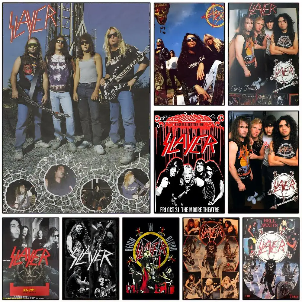 aggressive band S-Slayer Poster Modern Home Decoration Interior Design & Contemporary Wall Art Collection