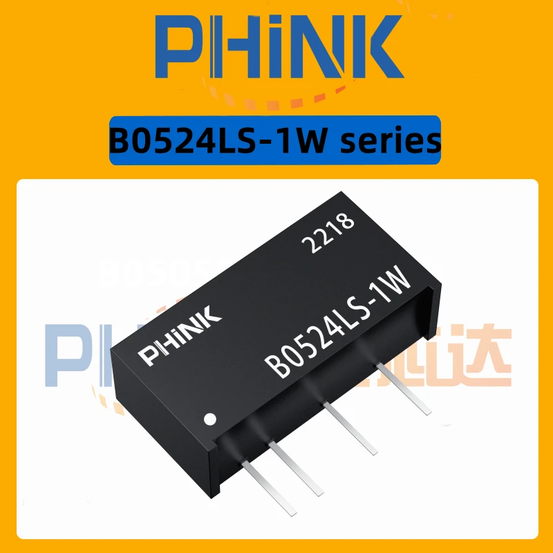 

B0524LS-1W B0524LS-1WR2 Input 5V to 24V Single Circuit Isolated Power Module IC, Integrated Circuit, Module