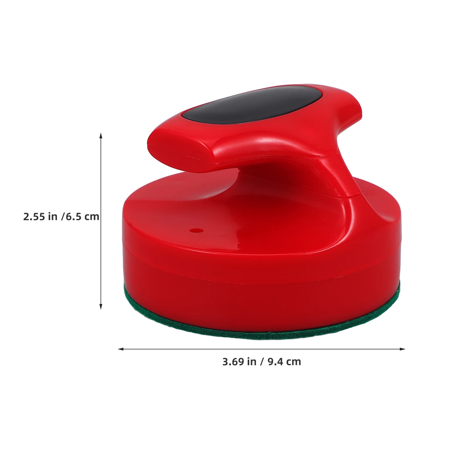 2 Stuks 94Mm Air Hockey Vervanging Peddels Rode Vilt Bodem Voor Glad Gameplay En Gemakkelijk Installeren Mini Air hockey Pushers