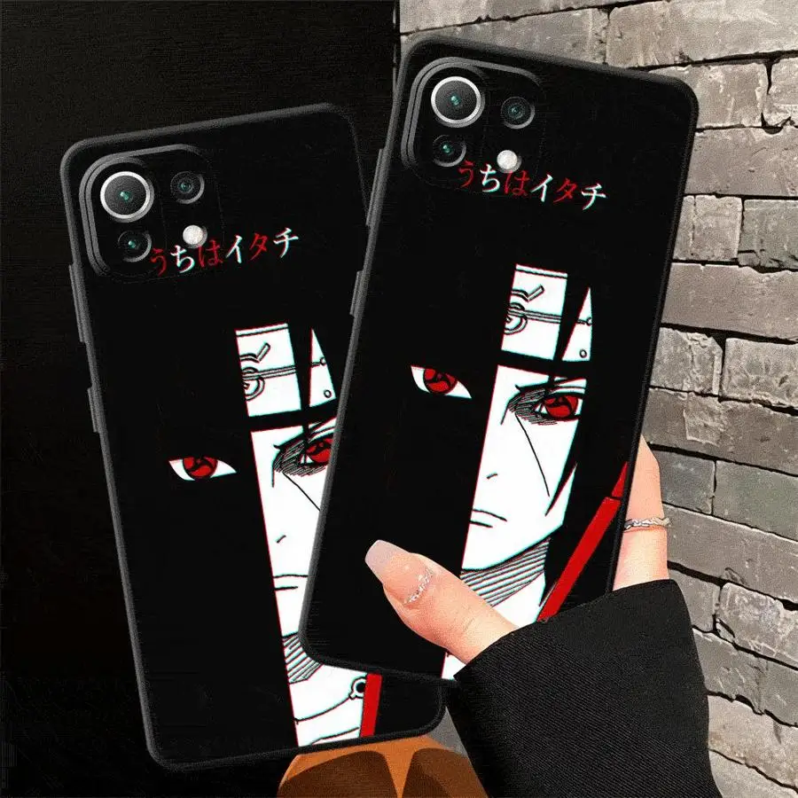 أنيمي Akatsuki Uchiha Itachi غطاء هاتف ناعم أسود لهاتف Xiaomi Mi 11 12 13 Lite 13 14 15 Pro 10T 11T 12T Pro 12X