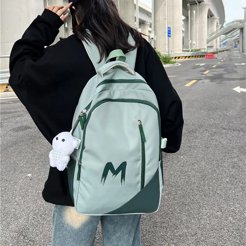 

Студенческий рюкзак, большая вместимость, простая и прочная ткань Оксфорд, повседневный рюкзак унисекс, дорожный рюкзак, компьютерный рюкзак