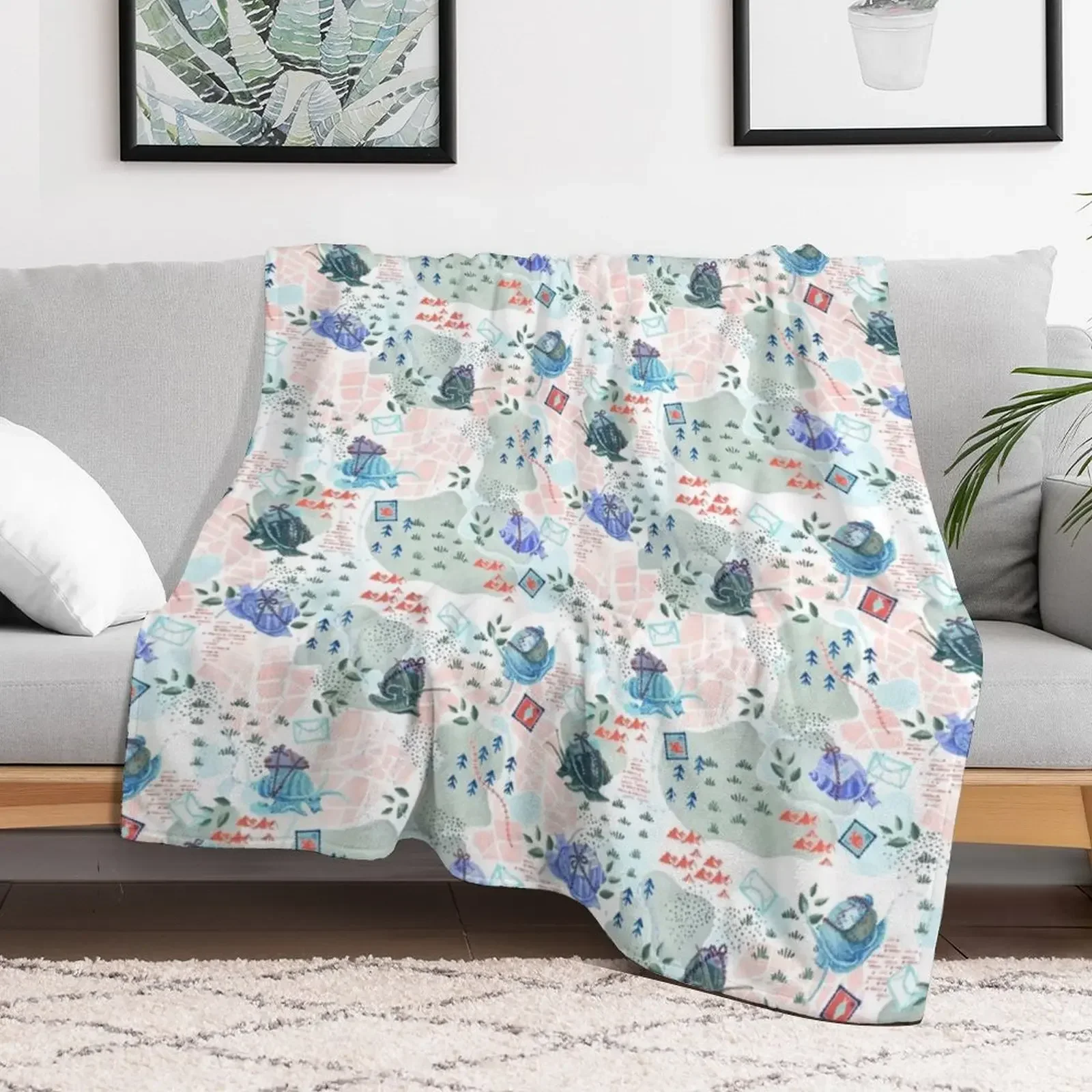 Snail Mail Throw Blanket Sleeping Bag Sofa Throw Single Decorative Sofas Blankets