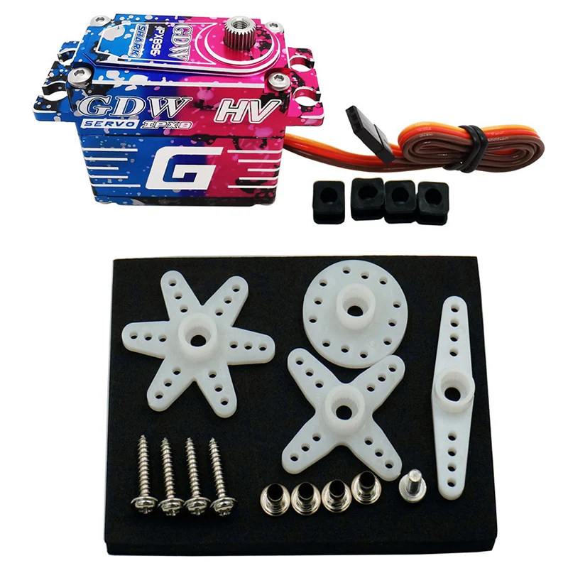 Servo digital sin escobillas IPX896HV 43KG 0,09s/60 °   Engranaje de acero impermeable para Robot submarino 1/8 1/10 RC Crawler TRX4 TRX6