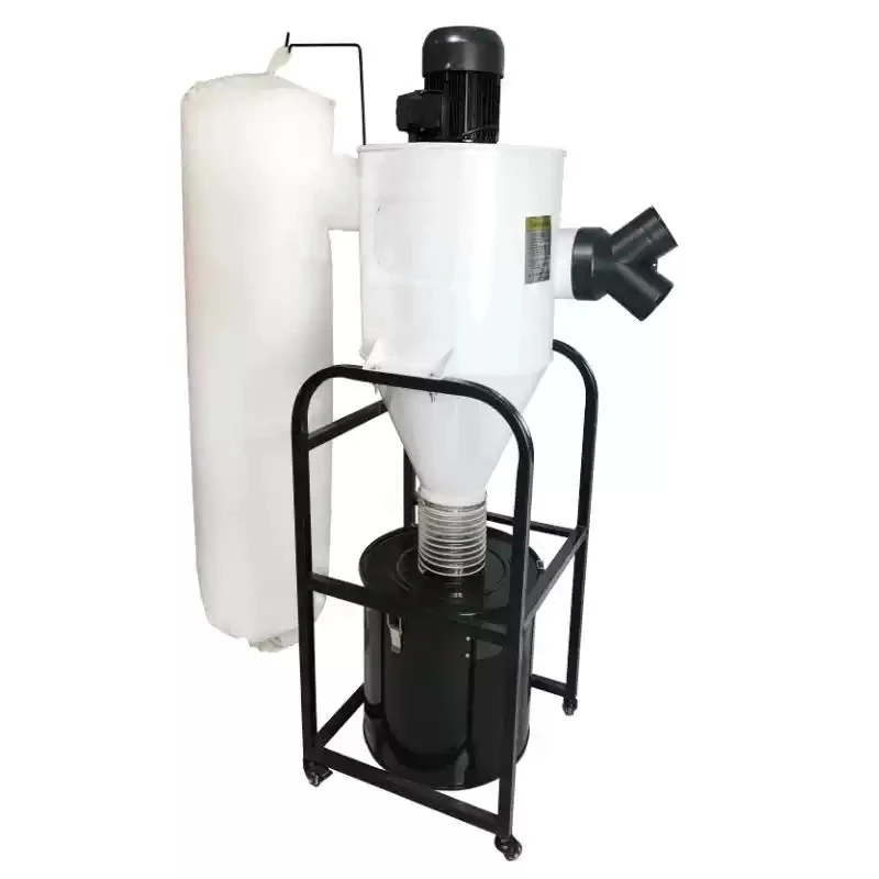

Quiet 750W Industrial Dust Extract Bag Vacuum Cleaner Woodworking Cyclone Filter Bag Dust Collector for Workshops Woodworking
