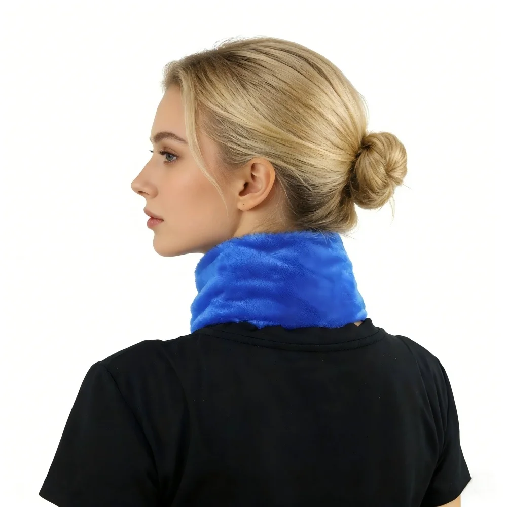 Tuhopeta Microwavable Heating Neck Wrap Relief Pain Shoulder Portable Neck Warmer Compress Back Pain , Sore Muscles, Heating Pad