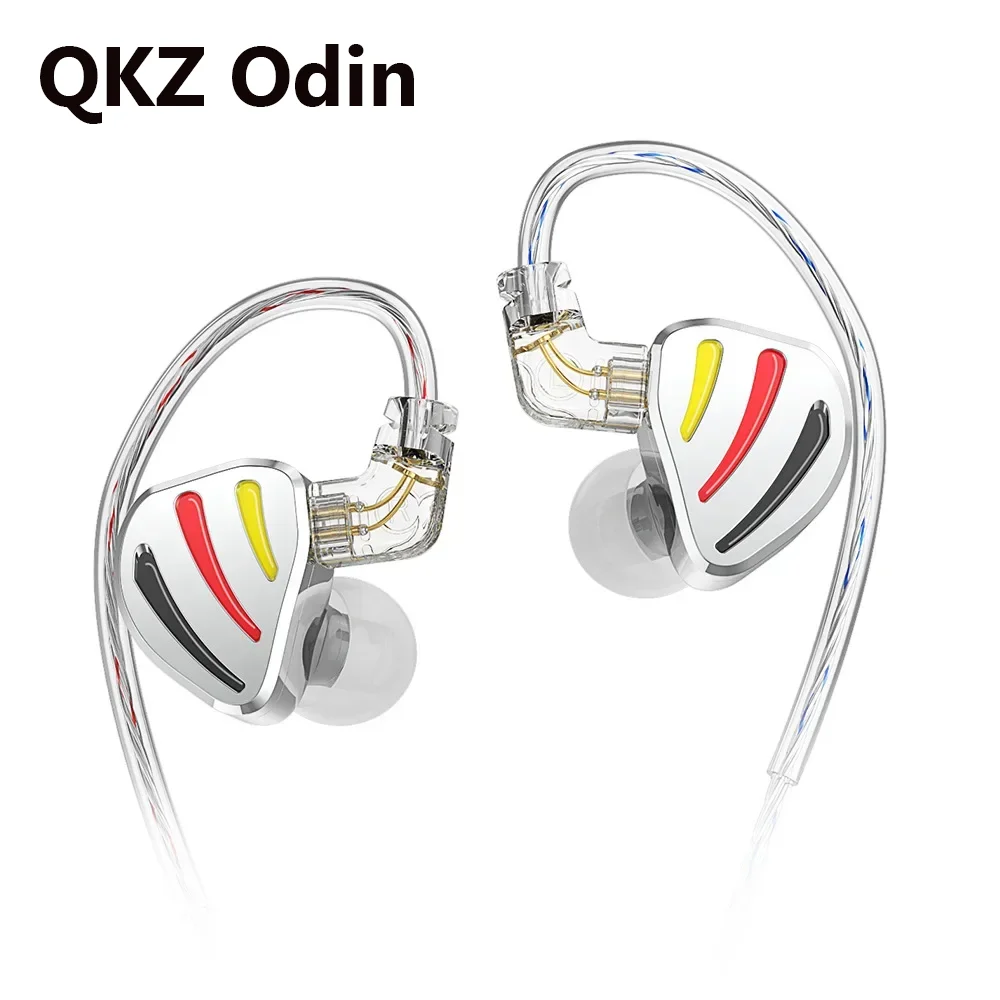 QKZ ODIN HiFi in Ear Earphones Tuning Tunable Wired Headphone Monitor Bass Headsets Switch Adjustment Earphone IEM Earbud NEW