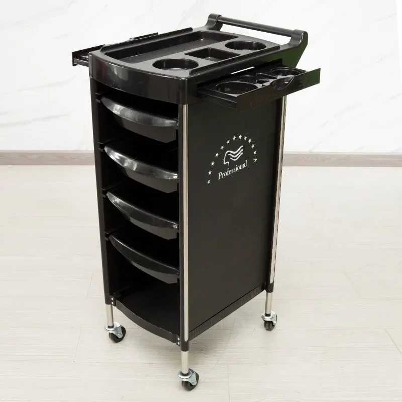 Hair tool cart salon trolley barber shop perm and dyeing modeling storage storage multi-layer small bar cart wholesale
