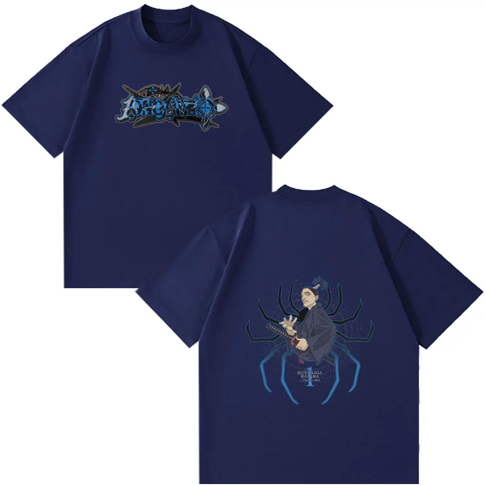 أنيمي هنتر X هنتر تي شيرت العنكبوت فانتوم فرقة Nobunaga Hazama قصيرة الأكمام التي شيرت الرجال النساء الملابس القطنية فضفاضة تي شيرت #5