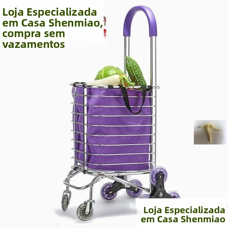 detachable-waterproof-oxford-cloth-inner-bag-stainless-steel-shopping-cart-vegetable-buying-car-small-trolley-with-cover-cloth