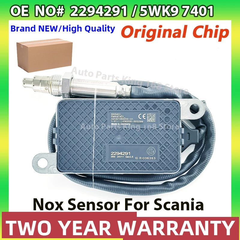 

5WK97401 2294291 2064769 2247381 2296801 Оригинальный новый датчик NOx из оксида азота для грузовиков Scania 5 6 серии P