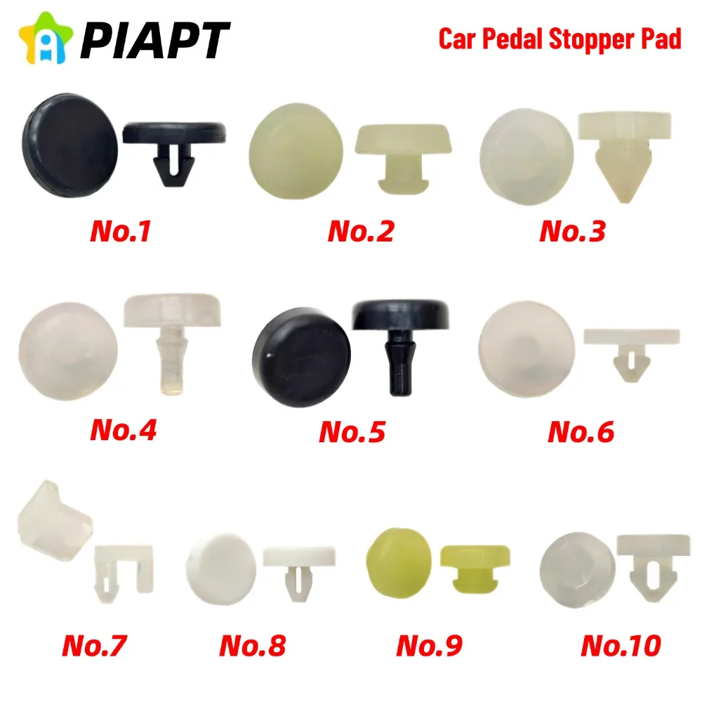 

4PCS Brake Pedal Accelerator Clutch Stop Pads car Pedal Stopper Rubber