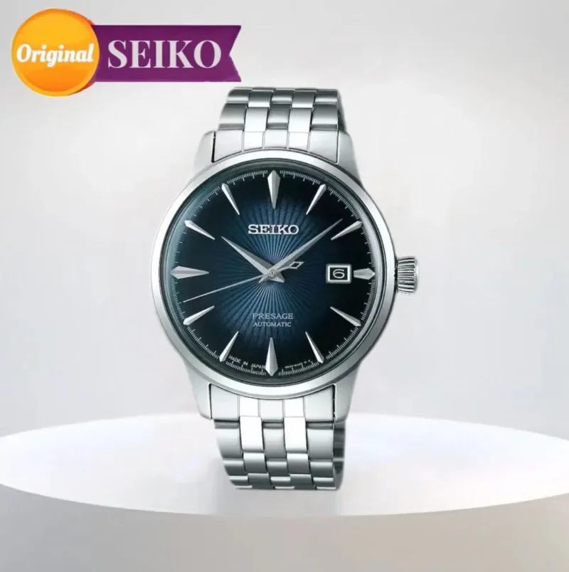 SEIKO Watch Original SRPB41J1 Presage Series  Men\'s Watches Japanese Stainless Steel Waterproof Business Fashion Wristwatches