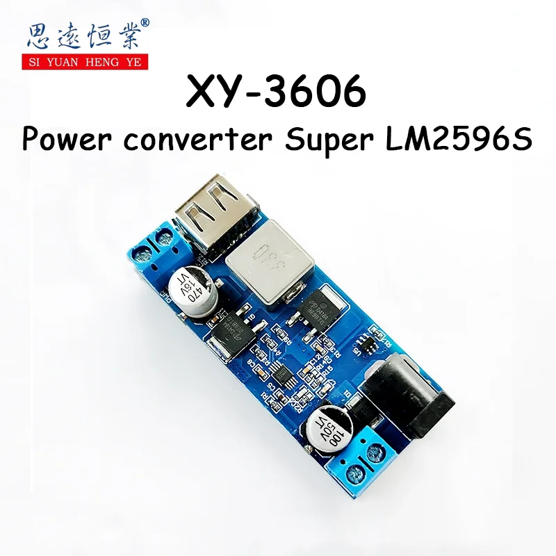 1pcs 24V/12V to 5V 5A power module DC-DC XY-3606 Power converter exceeds LM2596S