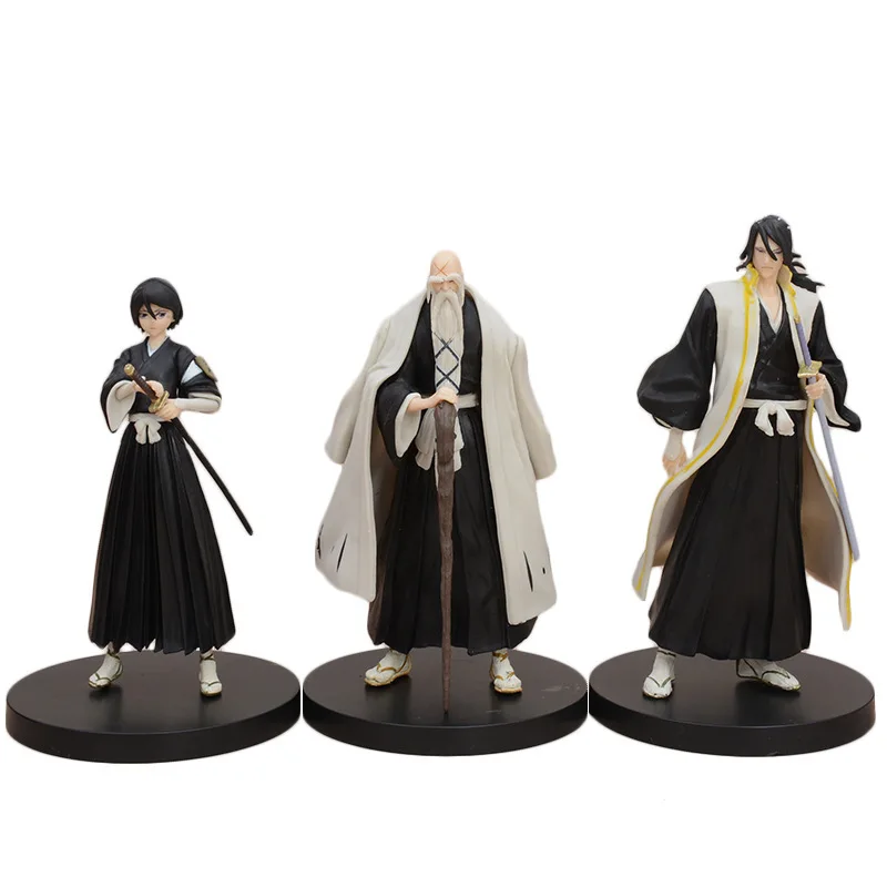 15CM Anime SOLID AND SOULS BLEACH Kuchiki Rukia Figure Standing Knife Model Toy Gift Collection Action Figure PVC