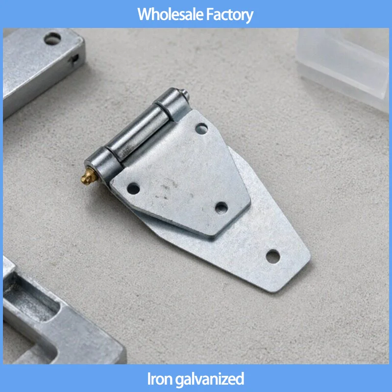 (2pcs)Heavy Duty Iron Hinge Industrial Electromechanical Equipment Refrigeration Unit Trailer