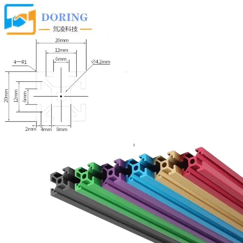 Aluminium extrusion for voron 2.4 3D printer Frame Kit 18pcs  extrusion kits 350mm DIY Kit