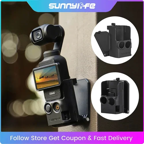 Sunnylife para DJI Osmo Pocket 3 soporte magnético multifuncional Base de soporte ajustable para accesorios de cámara Pocket 3