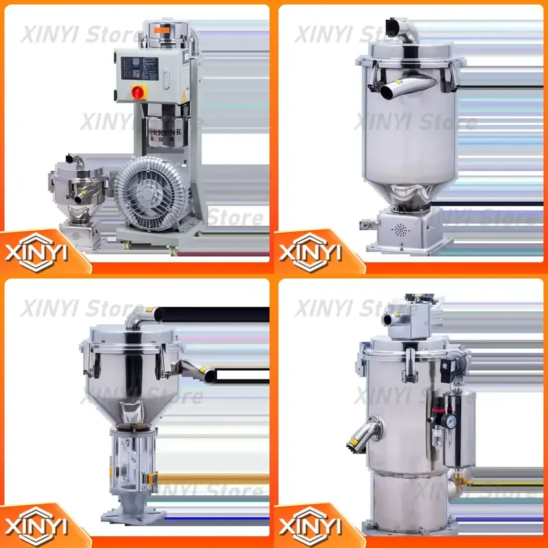 Plastic Pellets Hopper Loader for Vacuum Autoloader Industrial Conveyor System for Plastic Molding Machine Plastic Processing