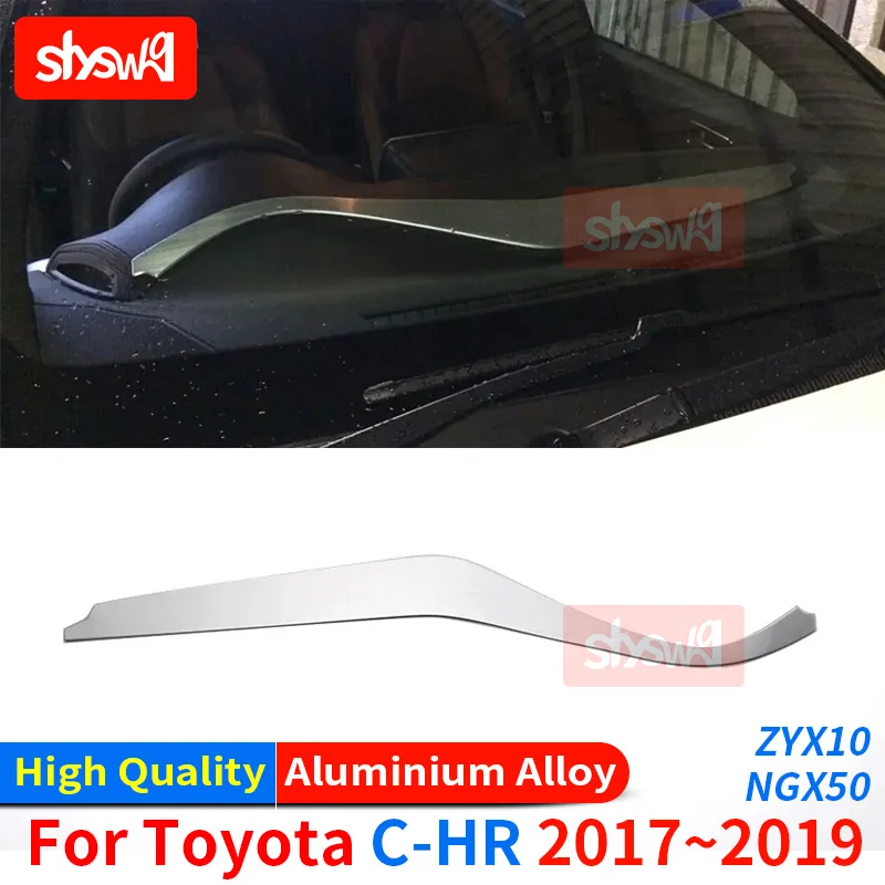 

1PCS High Grade ALUMINIUM ALLOY Cars Styling Accessories For TOYOTA 2017 C-HR ZYX10/NGX50 CAR INTERIOR PANEL DASH PANEL TRIM