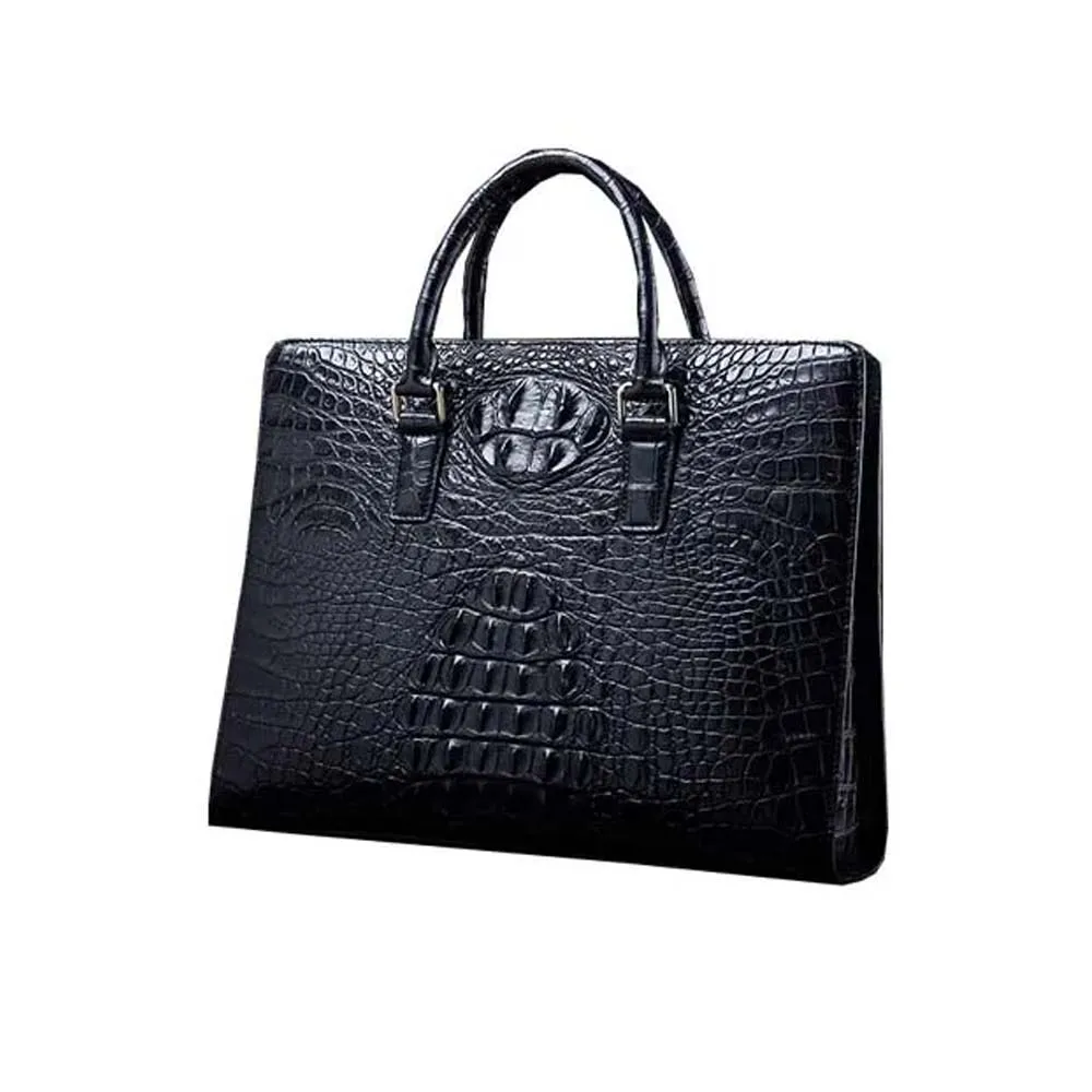 ourui new crocodile bag male bag men briefcase  business  Men handbags