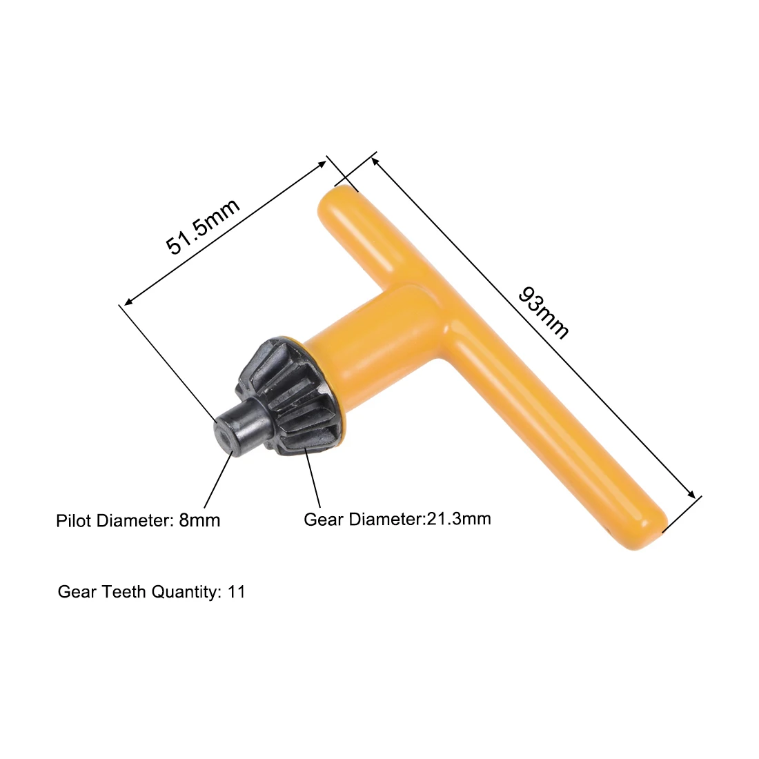 Mini Drill Chuck Keys Applicable to 1.5-16mm Drill Chuck With Gum Cover Electric Hand Drill Chuck Wrench Tool Set Carbon Steel