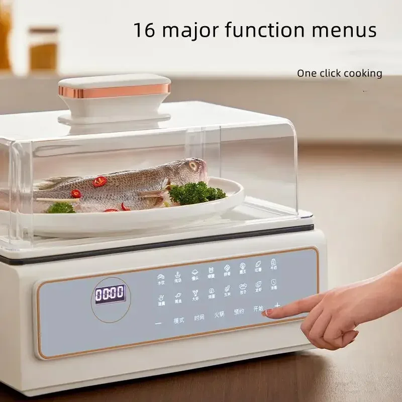 

220v Upgrade Upgrade Electric Steamer Multi-functional Household Three-layer Multi-layer Steamed Stew Pot Large Capacity Steamer