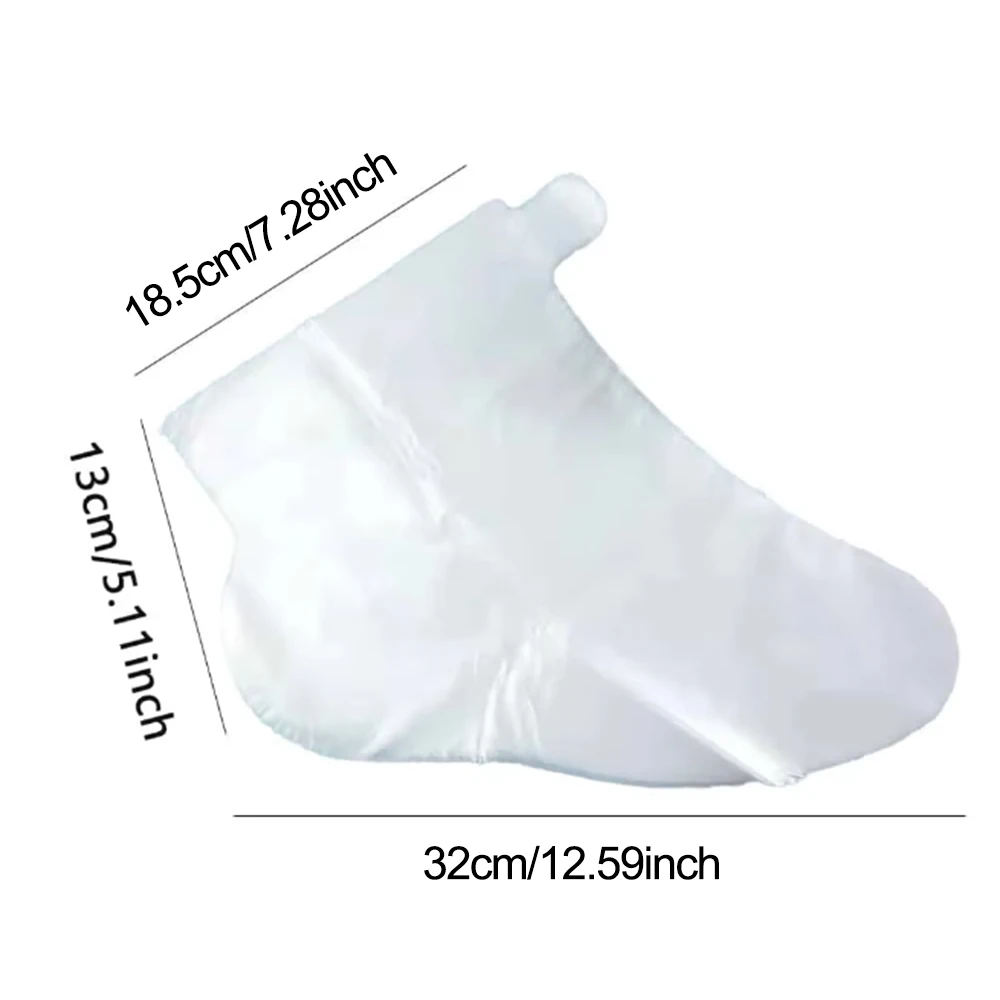 100 Pcs,Disposable Foot Mask Cover,Transparent Foot Mask,Waterproof Foot Mask Cover