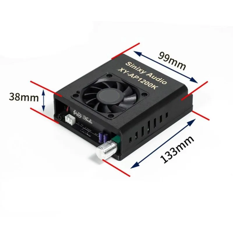 DT98 for XY-AP1200K BT Amplifier Board Module DC 19-51V TPA3255 1200W 600W+600W 2.0 CH Class Pure Power Audio Amplifier Board