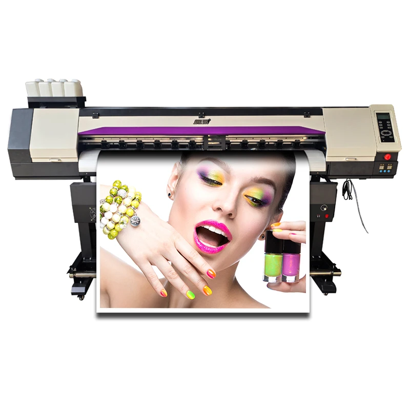 1440dpi 1.6/1.8m indoor roll to roll with XP600 I1600 I3200 printheads large format printer inkjet printing