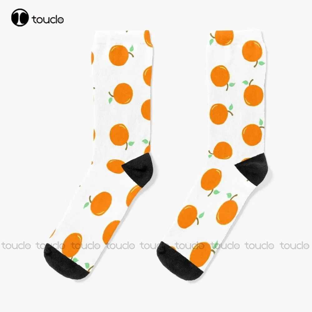 

Oranges Are Cute Socks Funky Socks Personalized Custom Unisex Adult Teen Youth Socks Halloween Christmas Gift 360° Digital Print