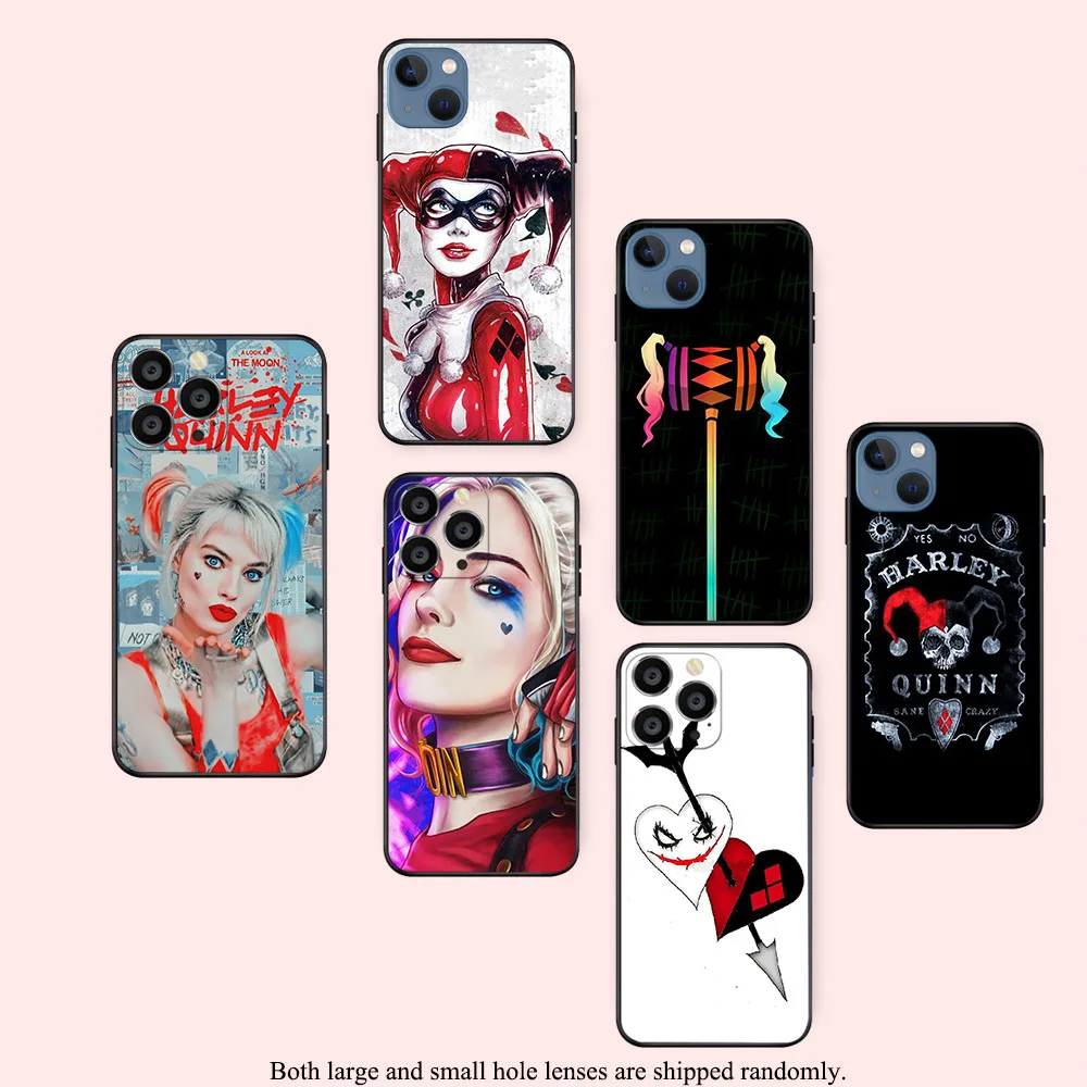 AA-5 H-Harley Quinn Soft Case For iPhone 5S SE 6 6S 7 8 11 X XS XR Plus Max Pro