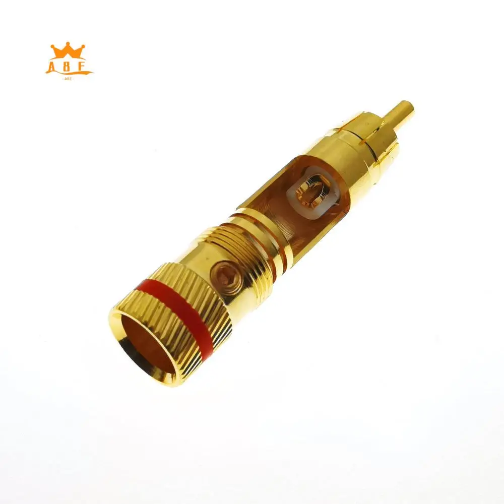 

A08E-WBT-0144 Gold Plated RCA Plug RCA Plug-In Type AV Audio And Video Plug Video Plug Connector
