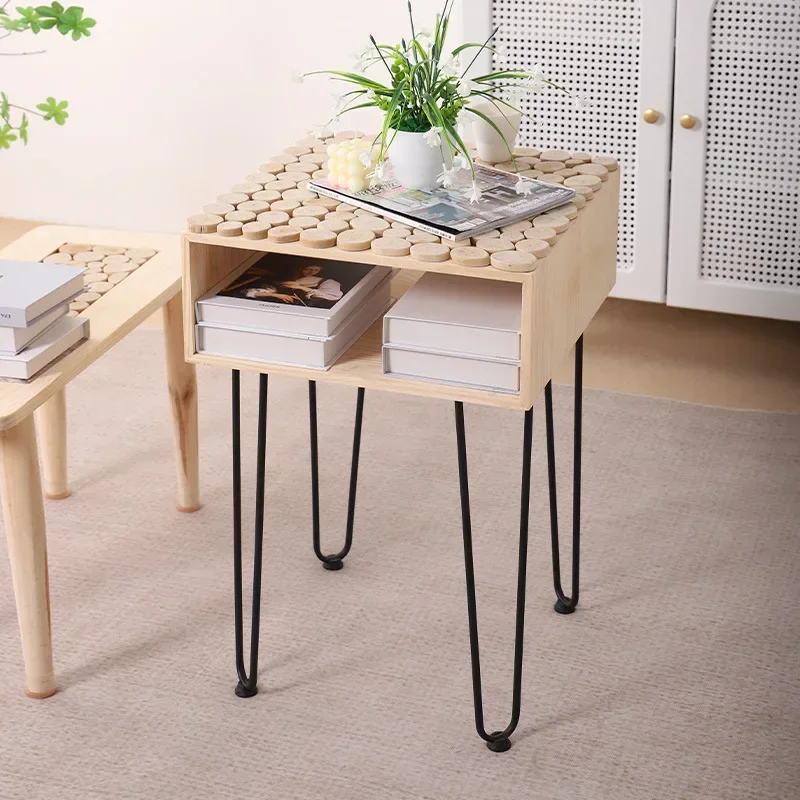 Creative small apartment living room coffee table, small table, simple modern home