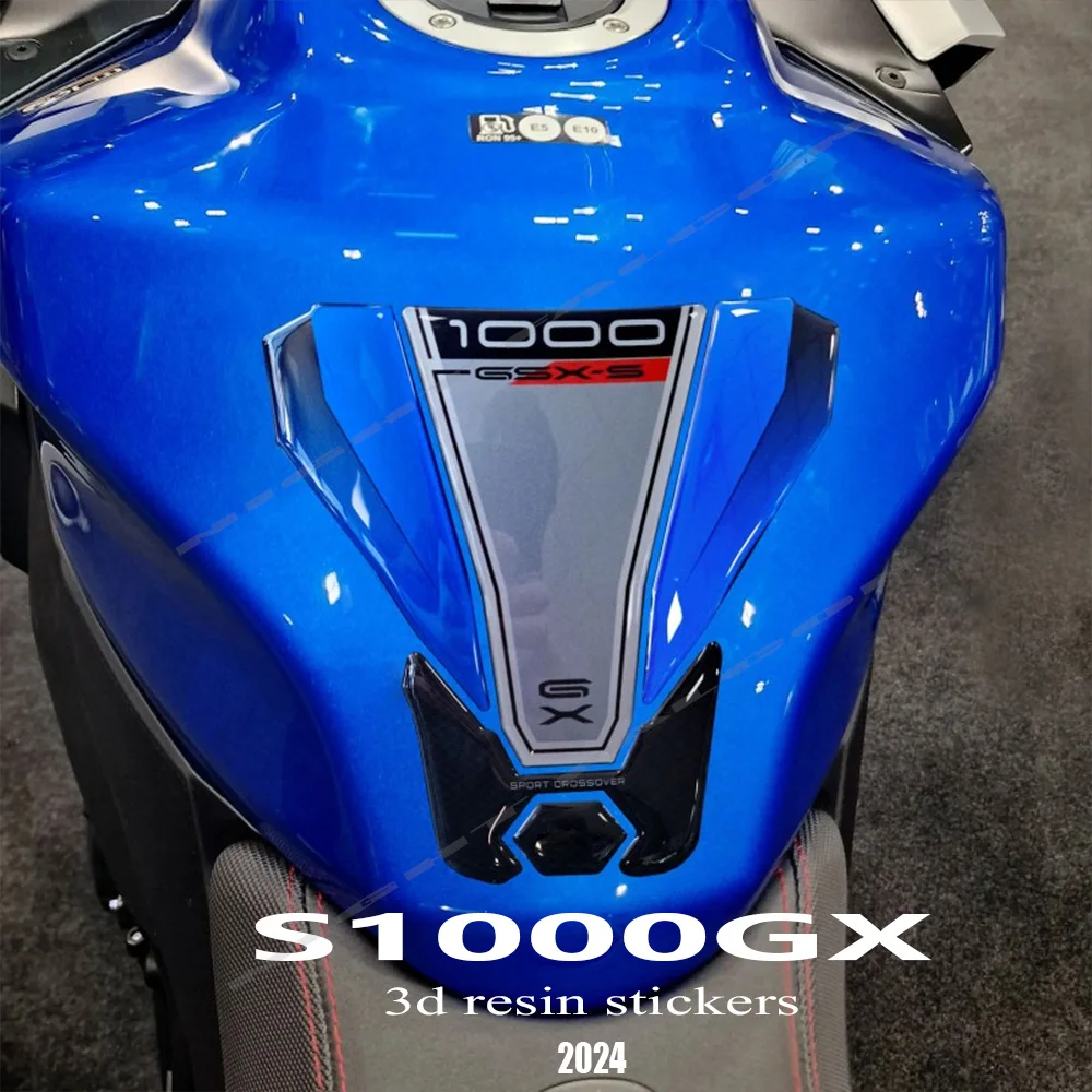 NEW For GSX-S 1000 GX GSX-S1000GX 2024 3D Gel Resin Protection Sticker Decals Tank Pad 3D Motorcycle Tank Stickers