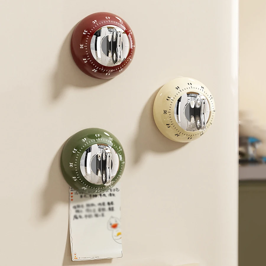 Magnetic Kitchen Timer Digital Timer Manual Countdown Alarm Clock Mechanical Cooking Timer Cooking Shower Study Stopwatch