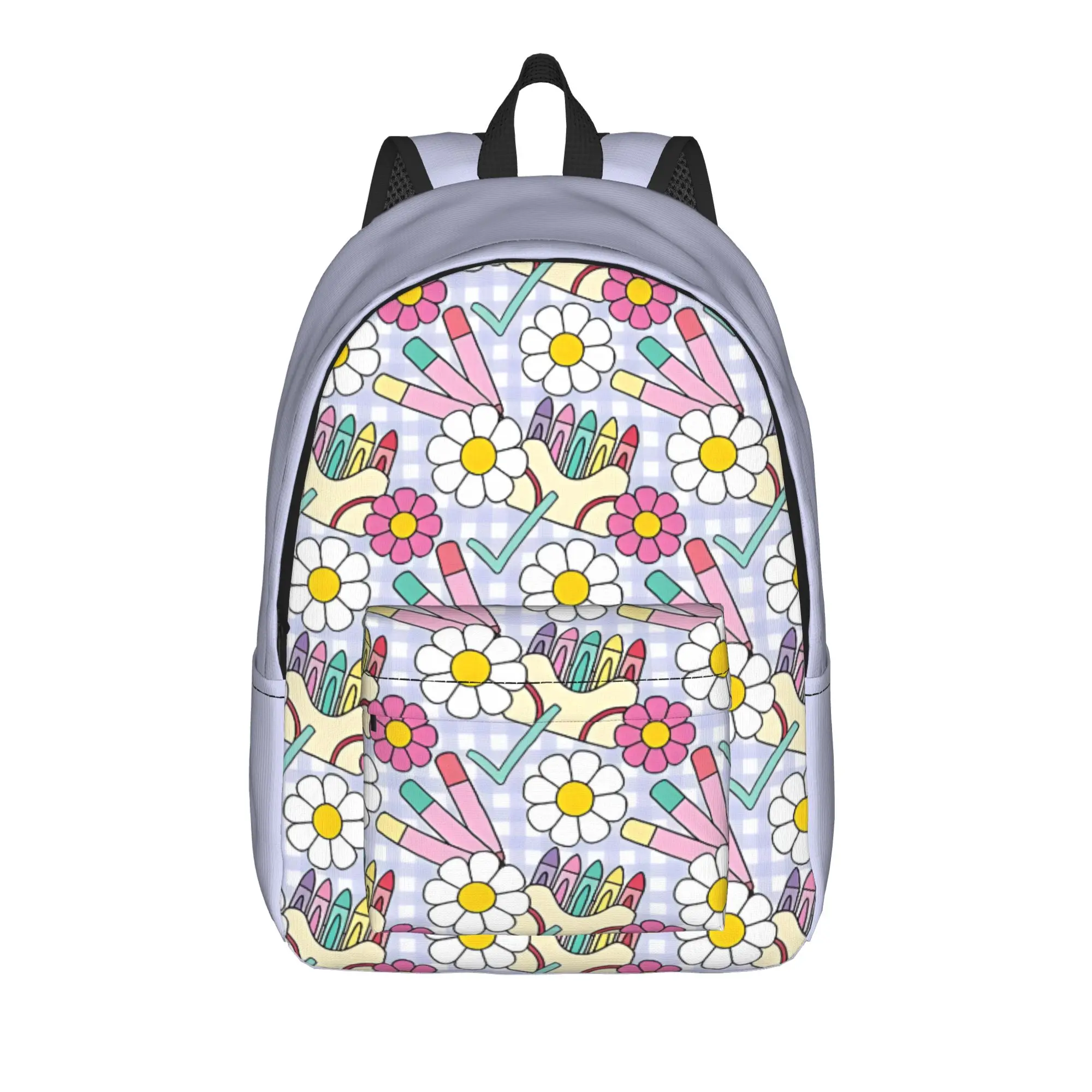 Back to school season Personalised Teacher Pattern Stationery Spring Summer Daypack Back To School Teenager Book Pack Backpack