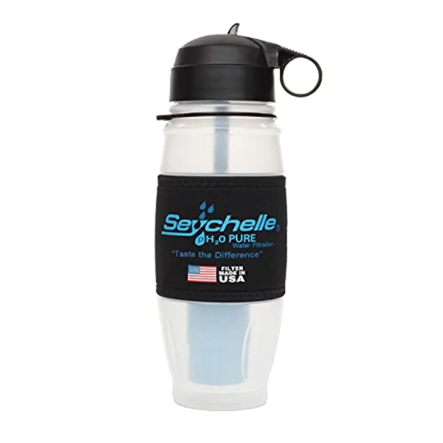 

pH2O Alkaline Water Filter Bottle - Increases pH and Filters Water - 28 oz