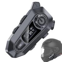Motorcycle Helmet Headphones Helmet Headset Noise-Canceling Earbuds Waterproof Intercom For Adults Women Riding Communication