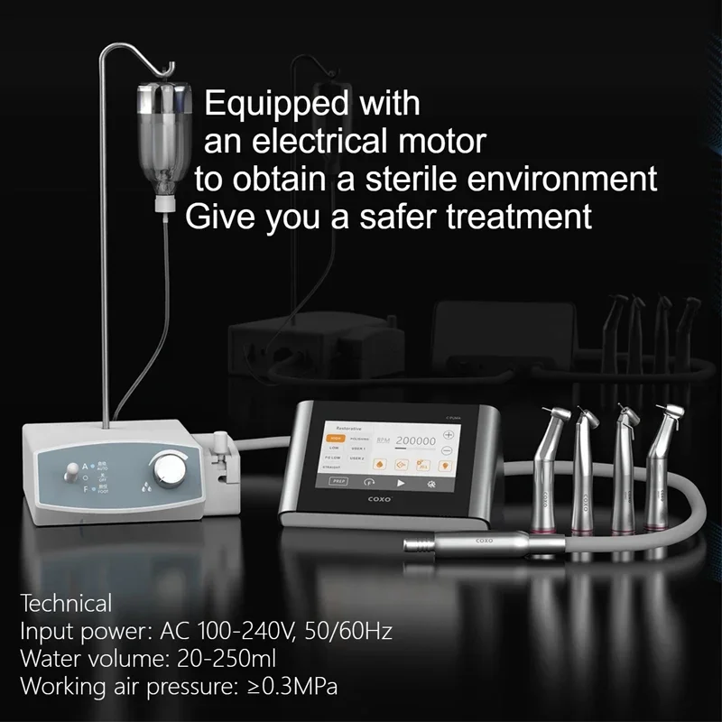 COXO CX265-76 Dental Electrical Motor Smart Creep Pump With Electric Motor Oral Implants Root Canal Treatment Equipment