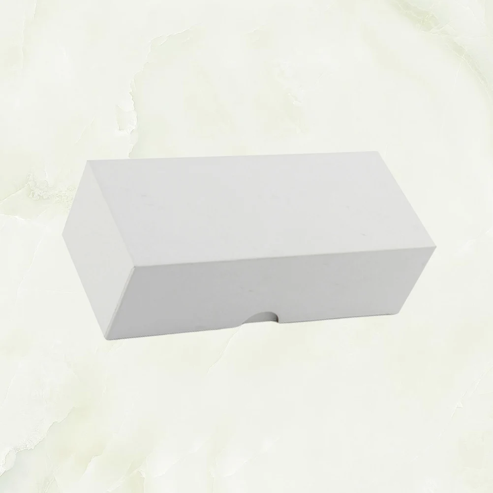 

Kraft Paper Case Protective Glasses Storage Box Travel Sunglasses Container Organizer Glasses Storage Box White