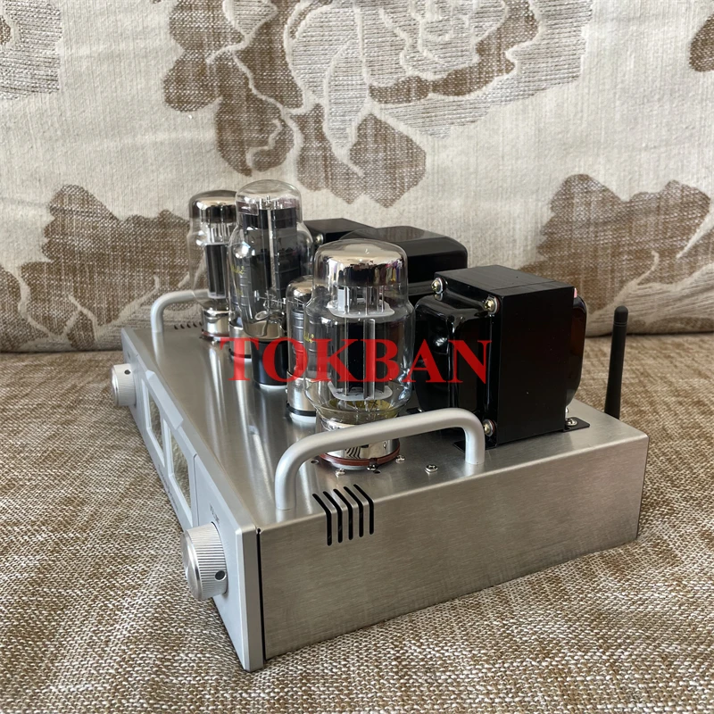 Tokban 15w * 2 KT88 Amplificatore valvolare Kit fai da te Vu Meter ad alta potenza Bluetooth 5.0 HIFI opzionale Amplificatore audio in classe A