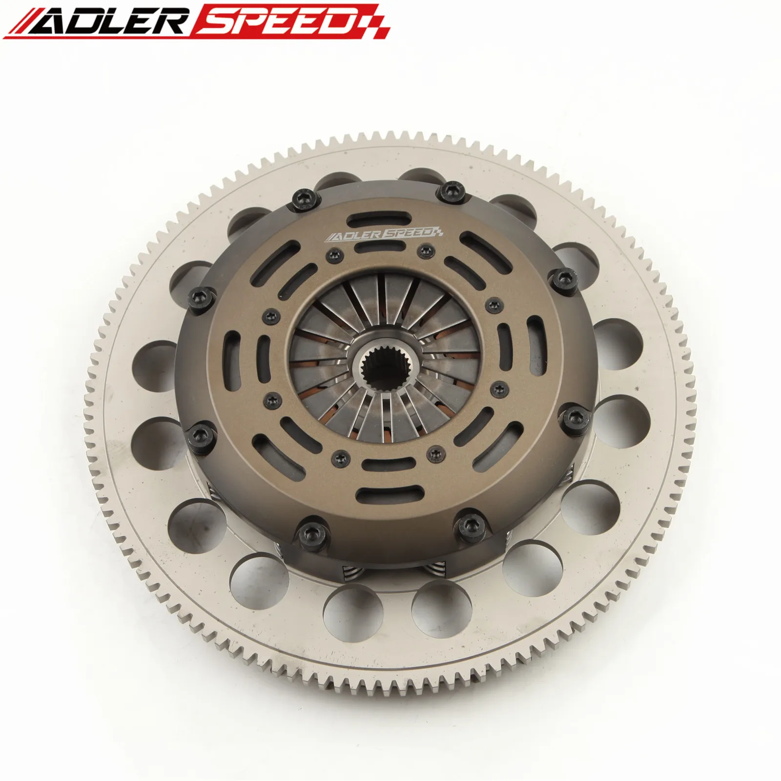 ADLERSPEED RACING CLUTCH TRIPLE DISC + FLYWHEEL FOR 2008 - 2013 Infiniti G37 (3.7L DOHC 6cyl VQ37VHR)