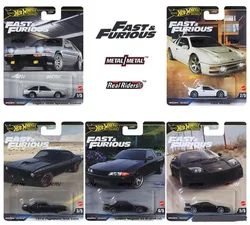 Original Hot Wheels Premium Car Fast & Furious Toys for Boys 1/64 Diecast Toyota AE86 Sprinter Trueno Ford RS200 Plymouth Cuda