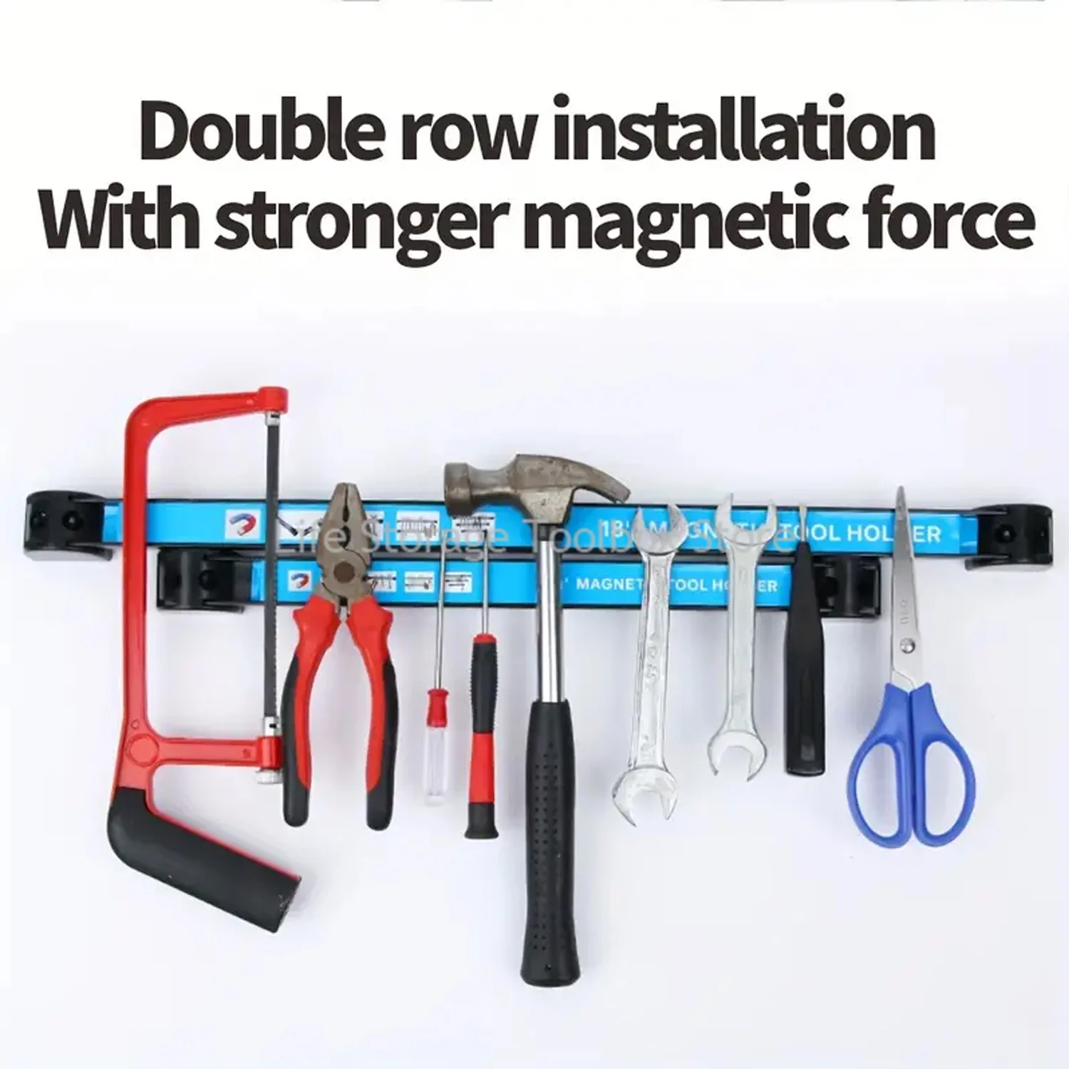 Heavy-duty Magnet Tool Bar Strip Rack Magnetic Tool Holder Space-Saving & Strong Metal Organizer Storage Rack For Knife Wrench