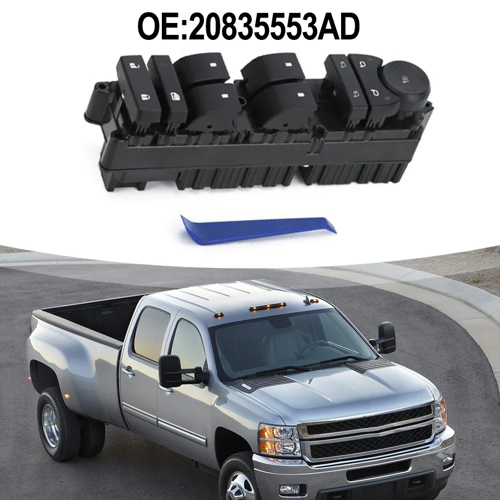 

Easily Replaceable Electric Windows Button For Chevys' For Silverados of the Model Years Two Thousand Eleven and Thirteen