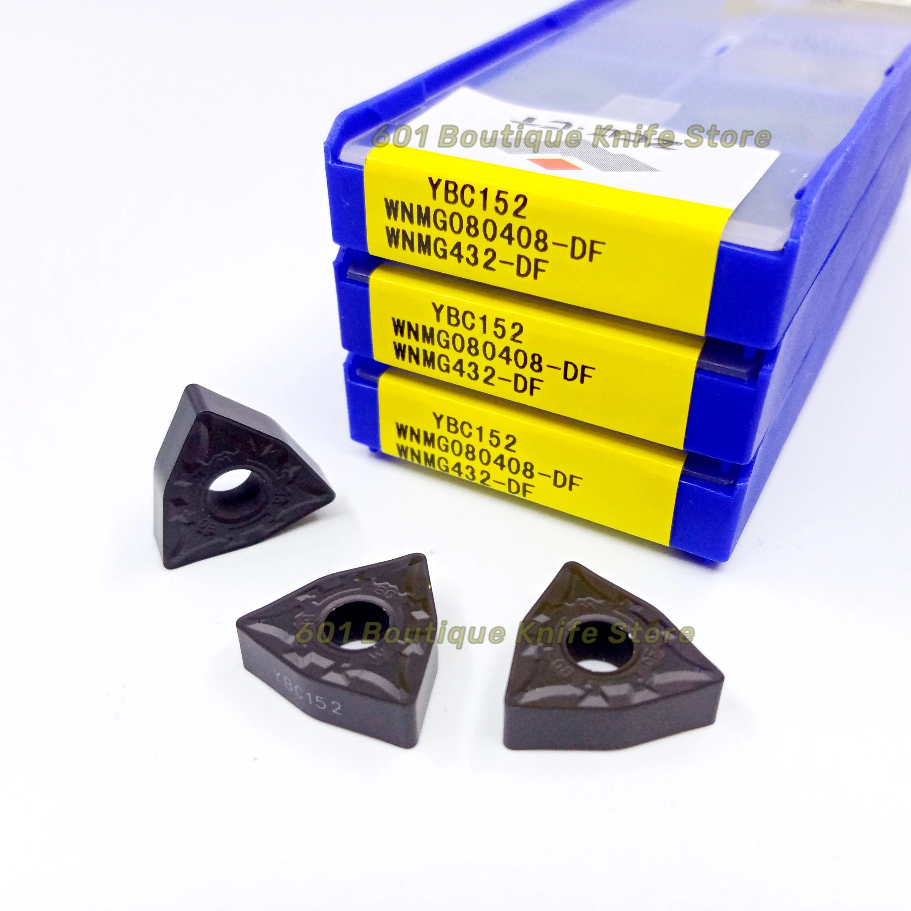 ZCC CT turning tool 10pcs/lot WNMG080408-DF YBC251 YBC152  YBC252 lathe tools coated cemented carbide inserts