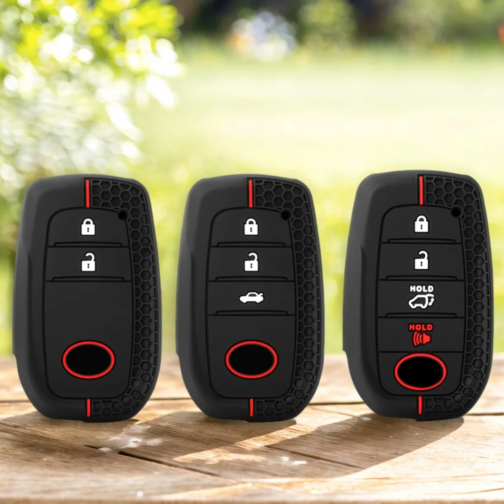 key caps For Toyota Corolla 2023 Yaris Cross RAV4 Land Cruiser LC200 Prius Camry Highlander Fortune LK200 car Key Case cover