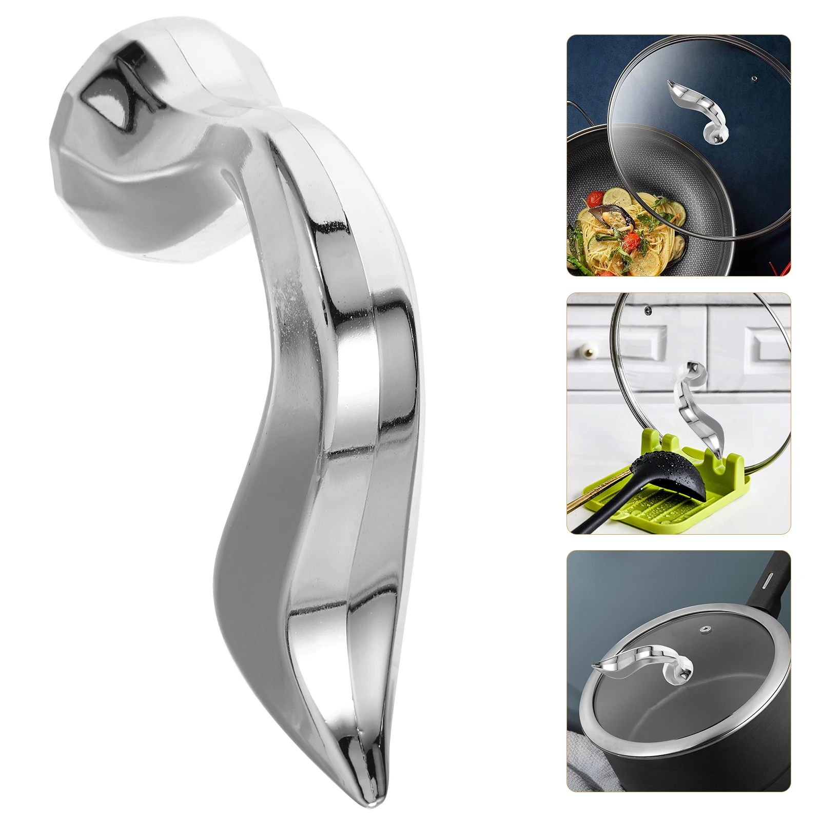 

Universal Replacement Pot Lid Handle Anti-Scalding Plastic Kitchen Cookware Handle Replacement Pan Lid Grip Knob Reusable For