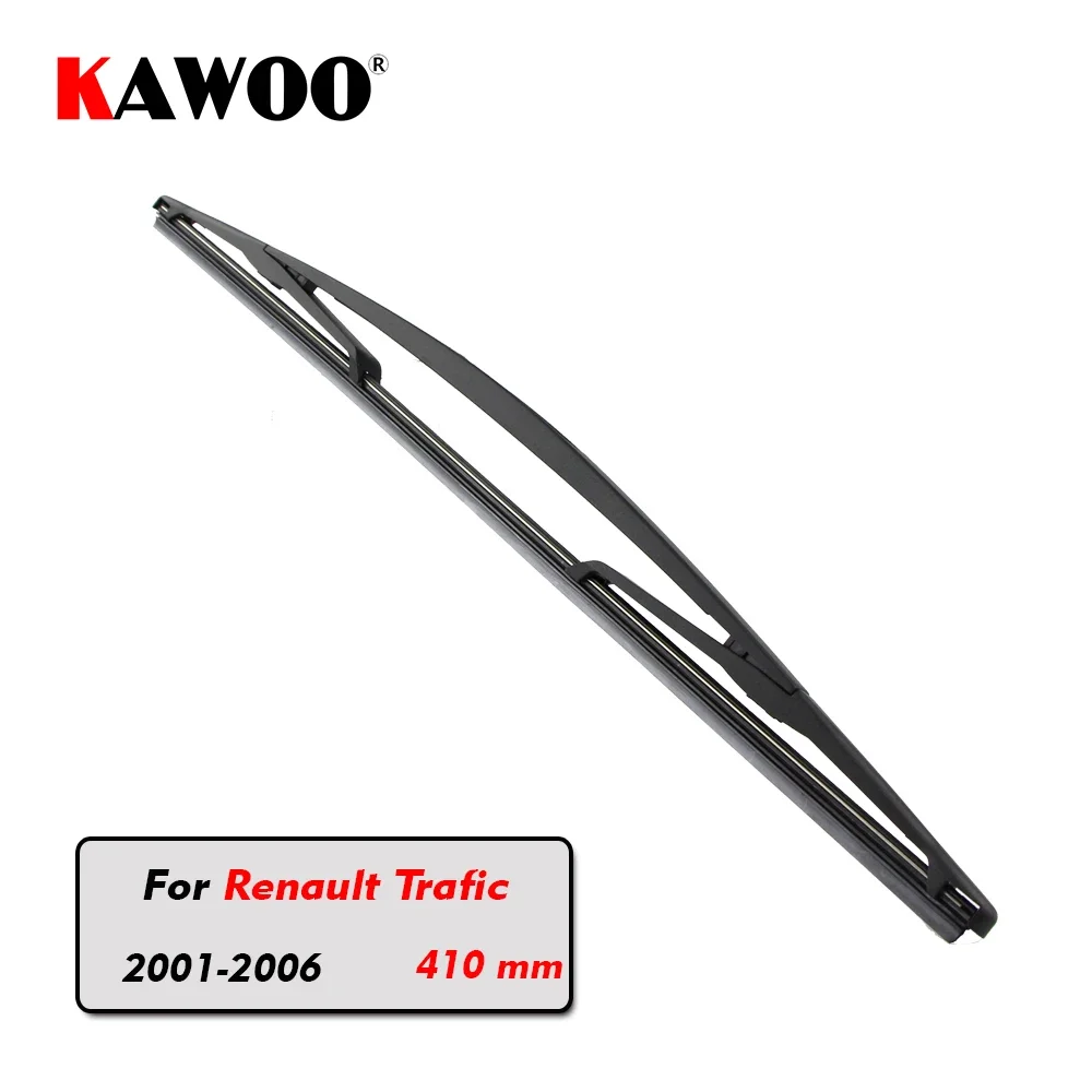 

KAWOO Car Rear Wiper Blade Blades Back Window Wipers Arm For Renault Trafic Hatchback (2001-2006) 410mm Auto Windscreen Blade