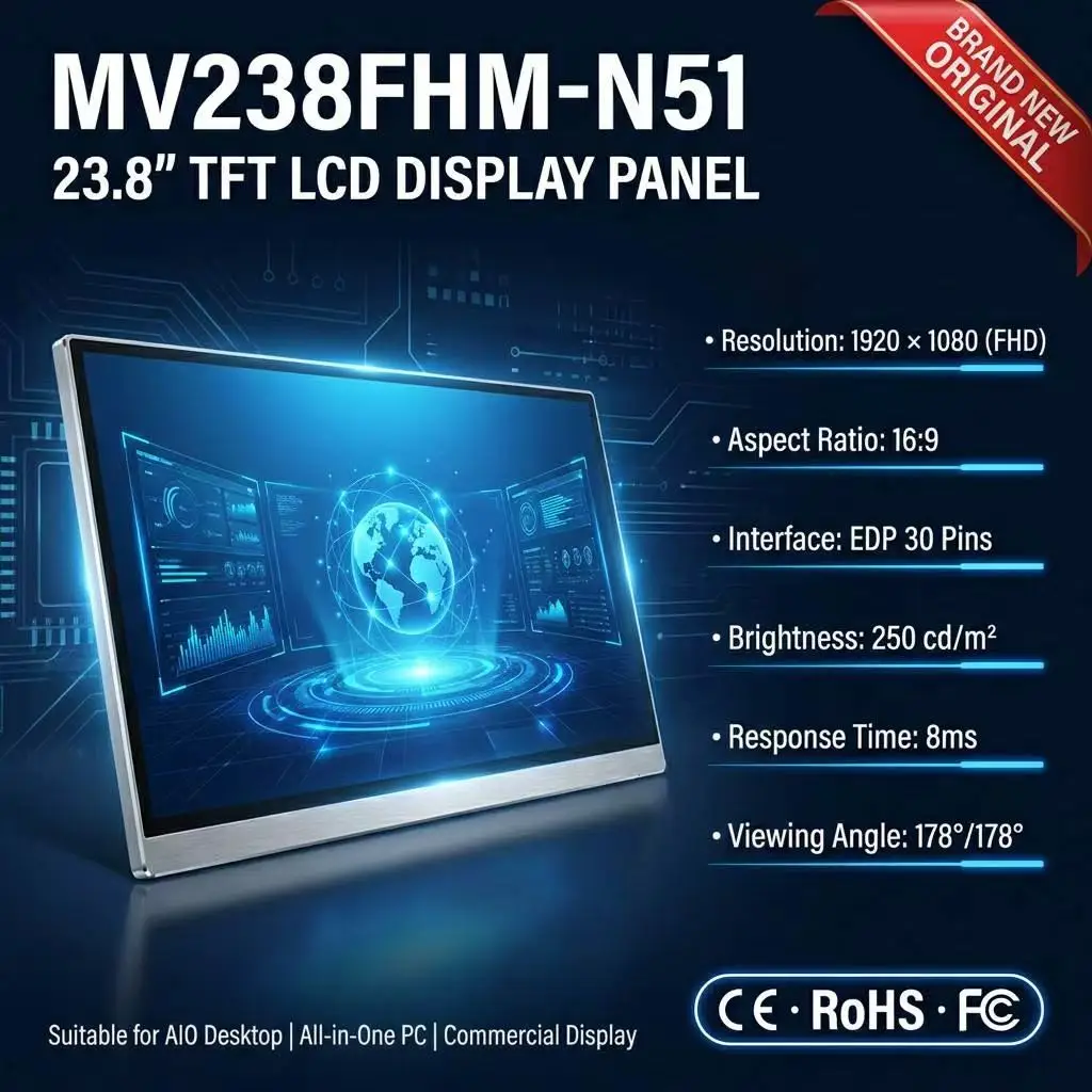 Original 23.8-inch MV238FHM N50 MV238FHM-N51  BA IPS  FHD LCD Screen
